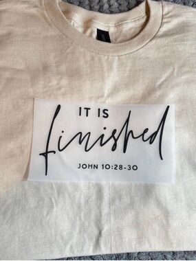 Finished Graphic Short Sleeve Tee - Cream